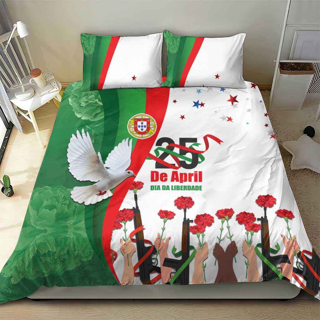 Portugal Carnation Revolution Bedding Set Dia Da Liberdade 25 De April