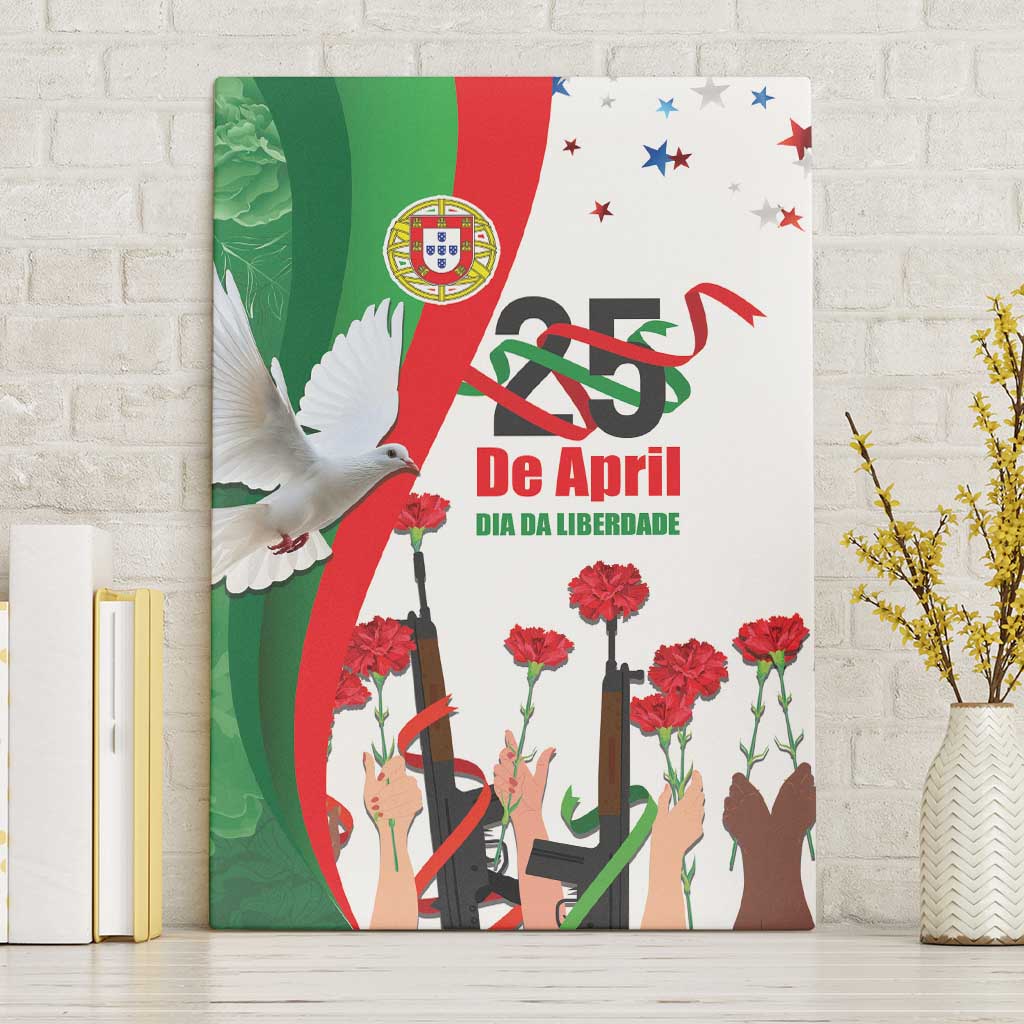 Portugal Carnation Revolution Canvas Wall Art Dia Da Liberdade 25 De April