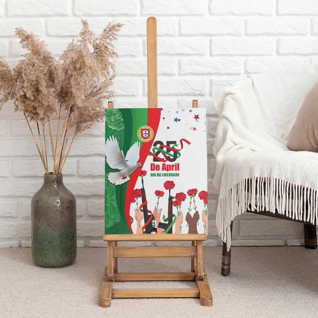 Portugal Carnation Revolution Canvas Wall Art Dia Da Liberdade 25 De April