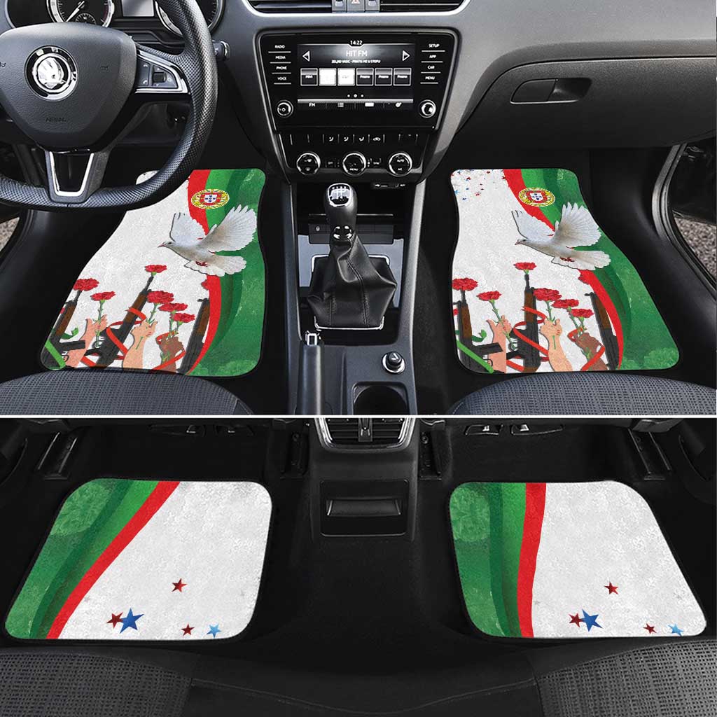 Portugal Carnation Revolution Car Mats Dia Da Liberdade 25 De April