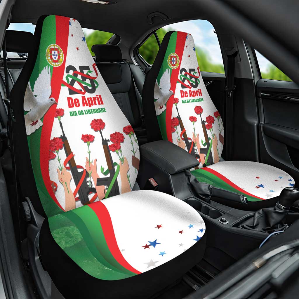 Portugal Carnation Revolution Car Seat Cover Dia Da Liberdade 25 De April
