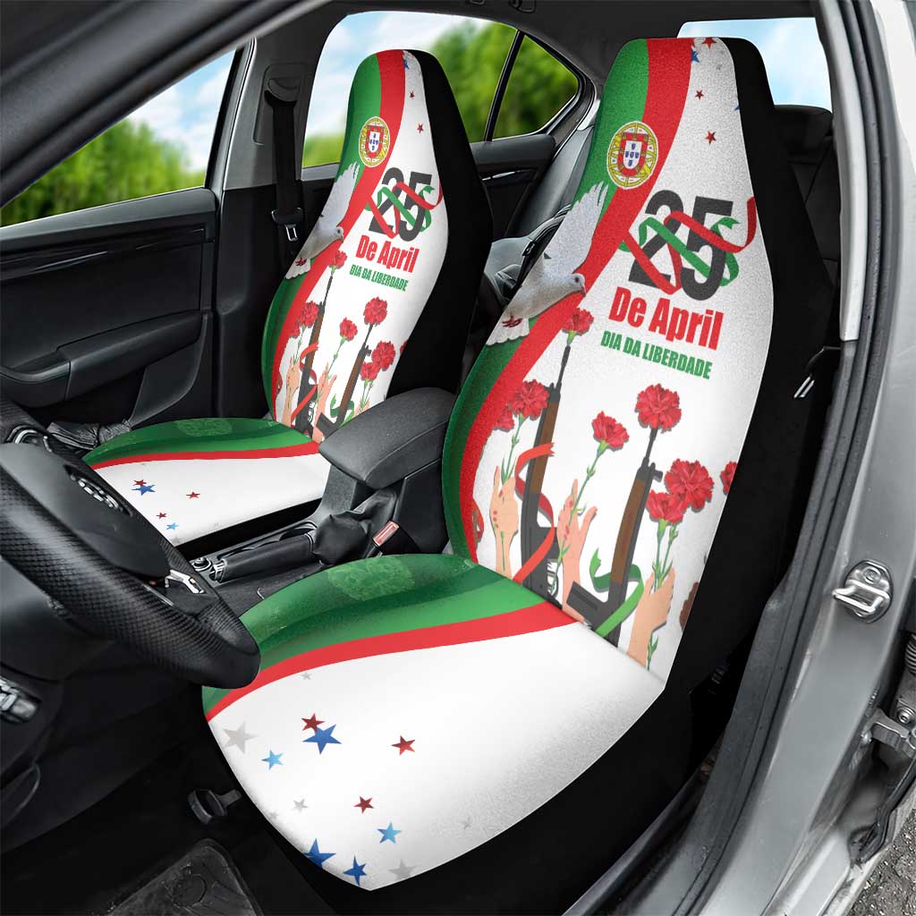 Portugal Carnation Revolution Car Seat Cover Dia Da Liberdade 25 De April
