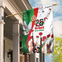 Portugal Carnation Revolution Garden Flag Dia Da Liberdade 25 De April