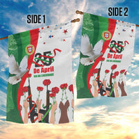 Portugal Carnation Revolution Garden Flag Dia Da Liberdade 25 De April