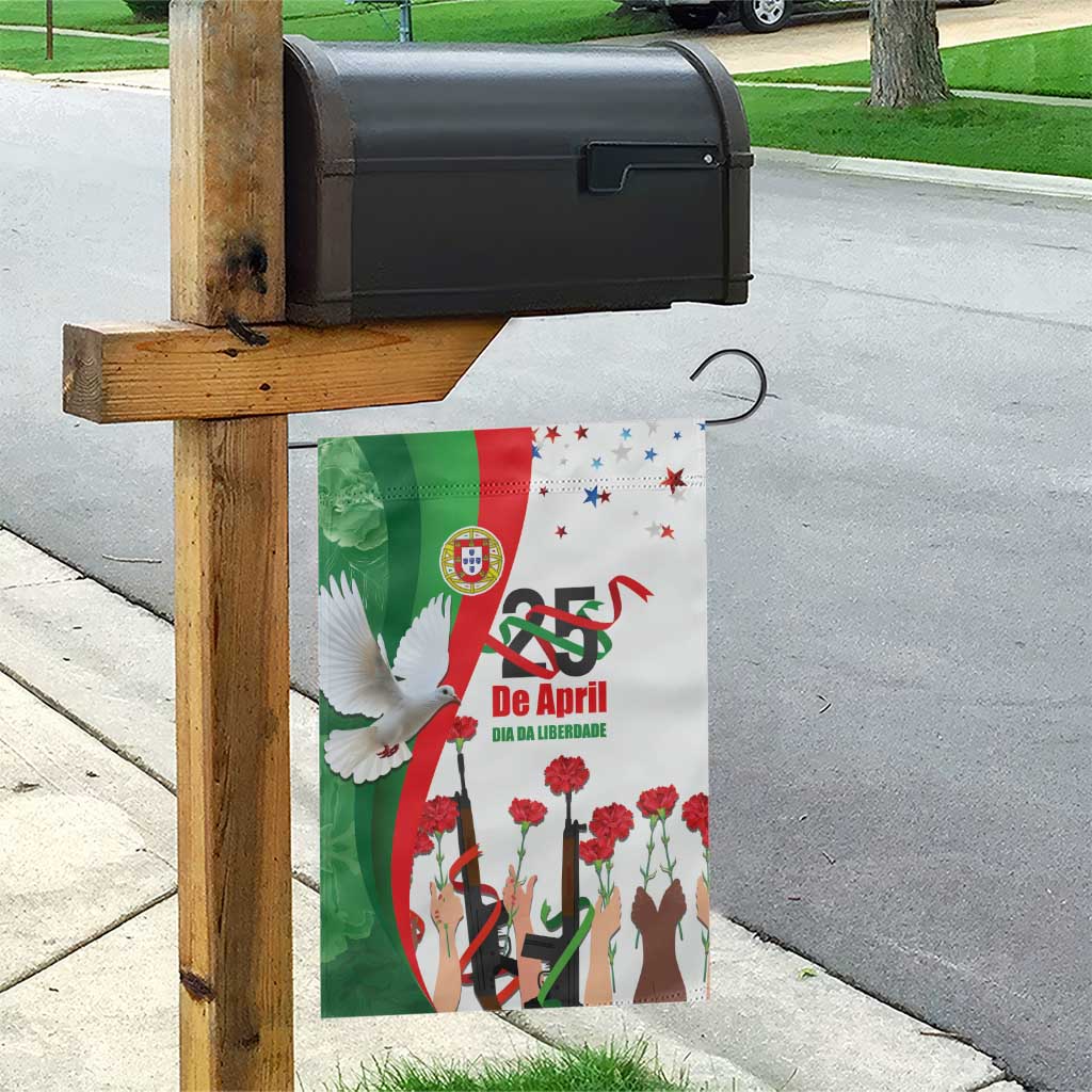 Portugal Carnation Revolution Garden Flag Dia Da Liberdade 25 De April