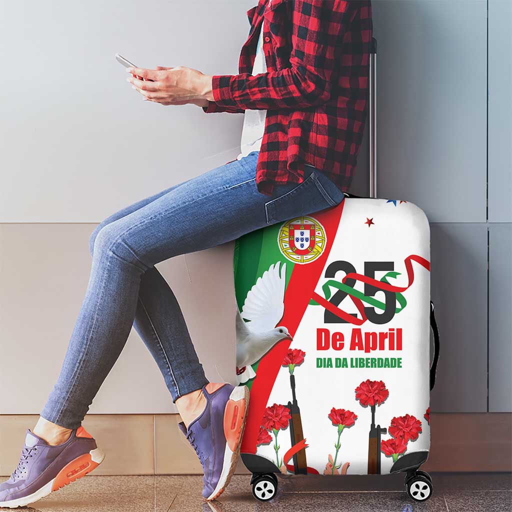 Portugal Carnation Revolution Luggage Cover Dia Da Liberdade 25 De April