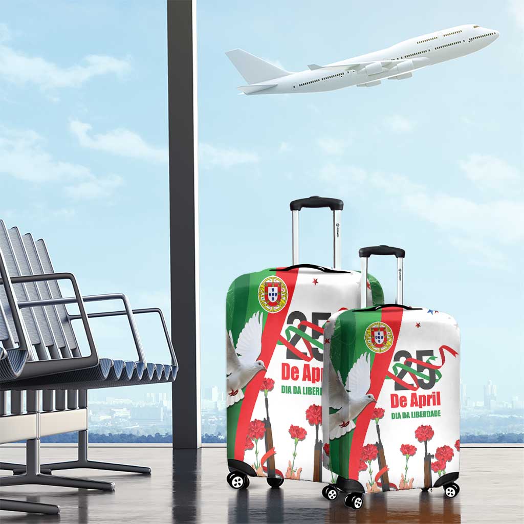 Portugal Carnation Revolution Luggage Cover Dia Da Liberdade 25 De April