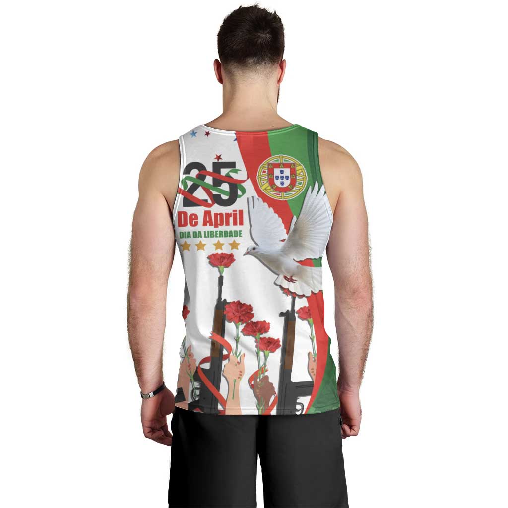 Portugal Carnation Revolution Men Tank Top Dia Da Liberdade 25 De April