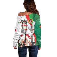 Portugal Carnation Revolution Off Shoulder Sweater Dia Da Liberdade 25 De April