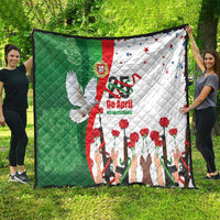 Portugal Carnation Revolution Quilt Dia Da Liberdade 25 De April
