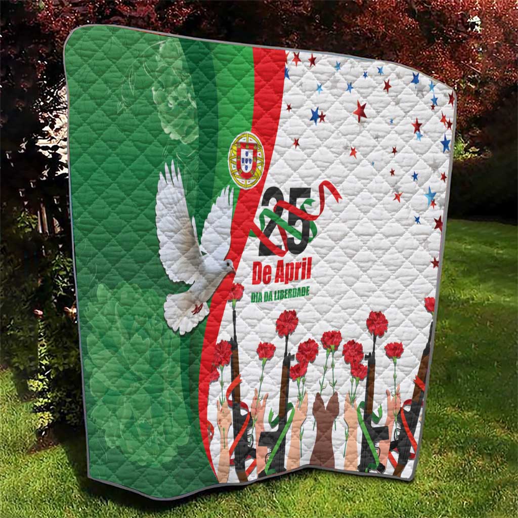 Portugal Carnation Revolution Quilt Dia Da Liberdade 25 De April