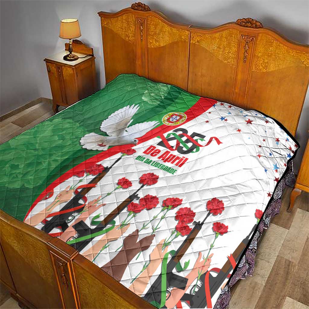 Portugal Carnation Revolution Quilt Dia Da Liberdade 25 De April