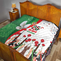 Portugal Carnation Revolution Quilt Dia Da Liberdade 25 De April