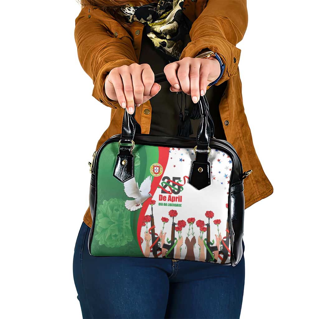 Portugal Carnation Revolution Shoulder Handbag Dia Da Liberdade 25 De April