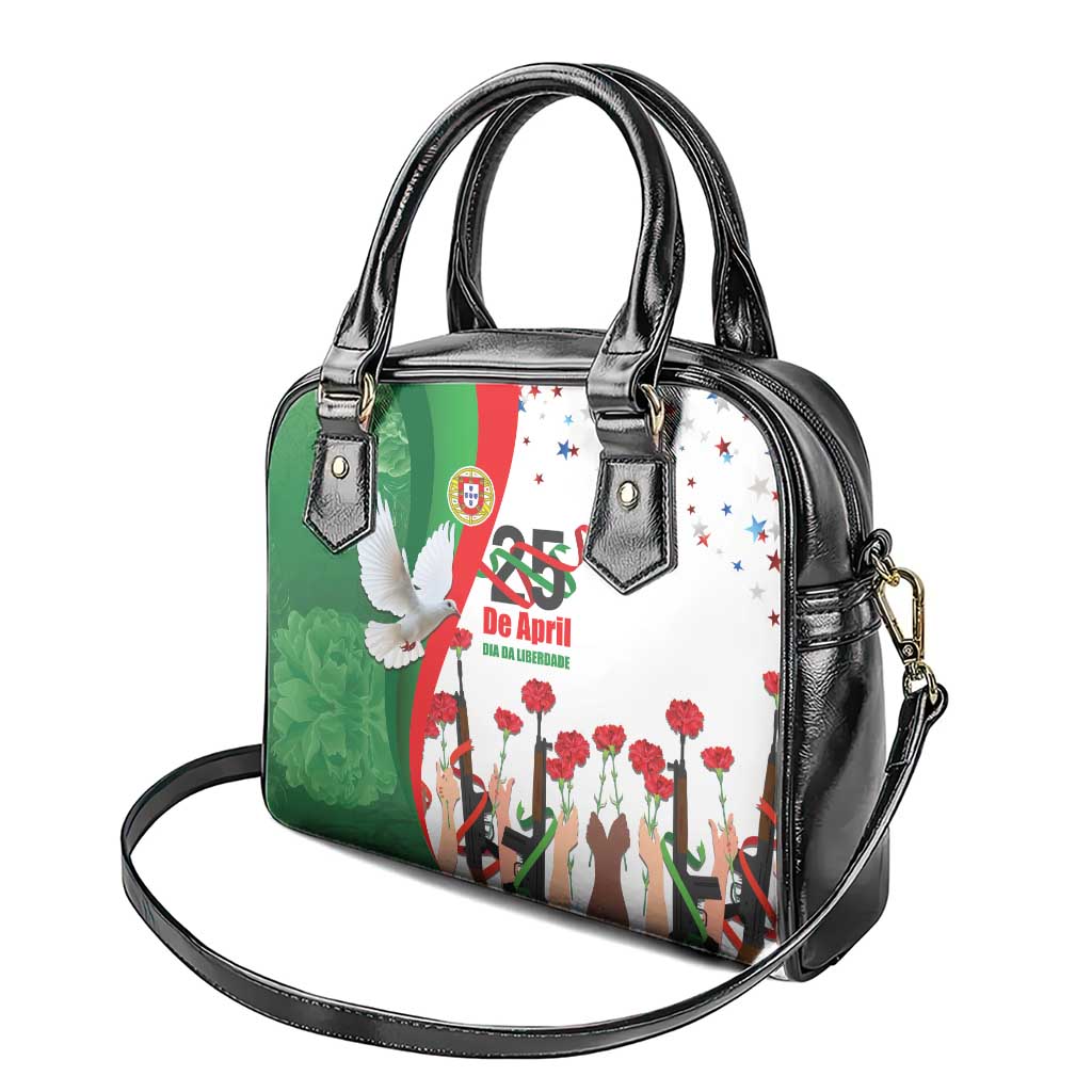 Portugal Carnation Revolution Shoulder Handbag Dia Da Liberdade 25 De April