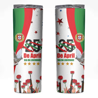 Portugal Carnation Revolution Skinny Tumbler Dia Da Liberdade 25 De April