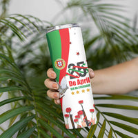 Portugal Carnation Revolution Skinny Tumbler Dia Da Liberdade 25 De April
