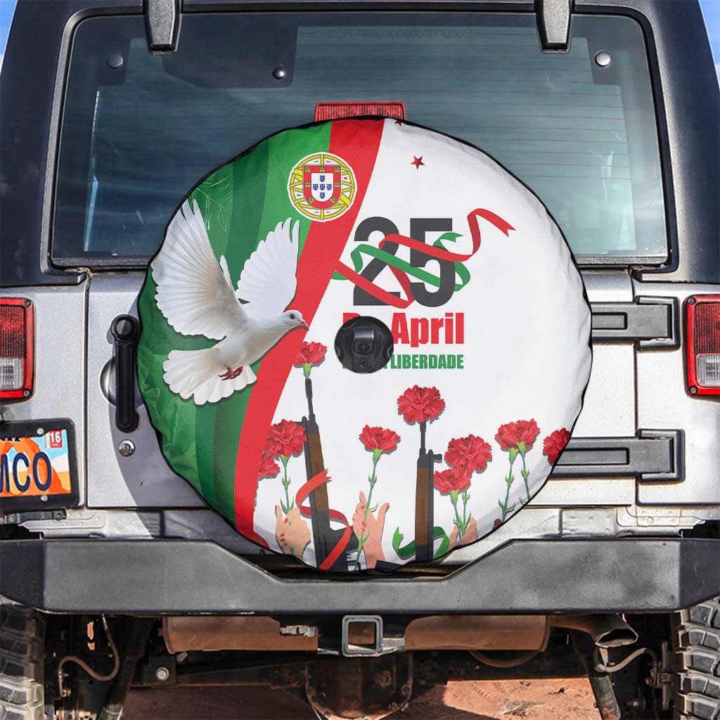 Portugal Carnation Revolution Spare Tire Cover Dia Da Liberdade 25 De April