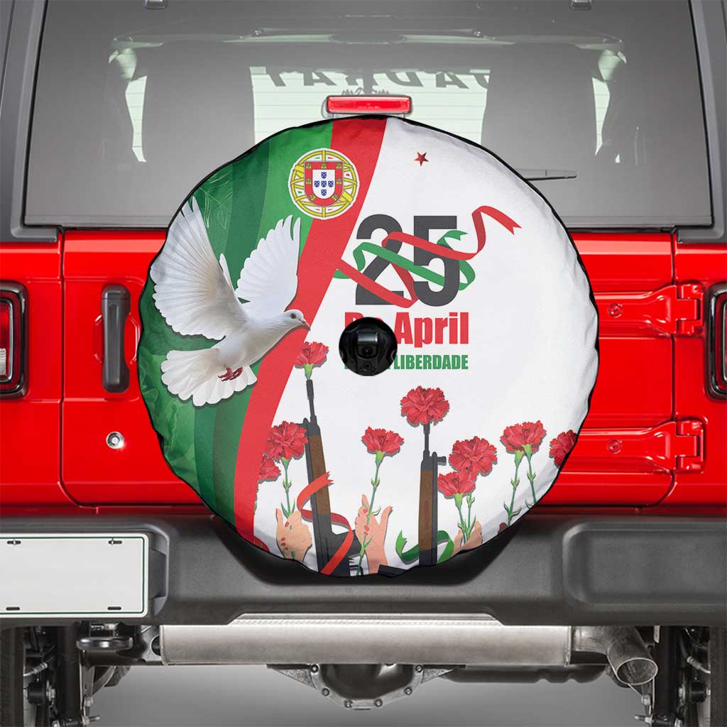 Portugal Carnation Revolution Spare Tire Cover Dia Da Liberdade 25 De April