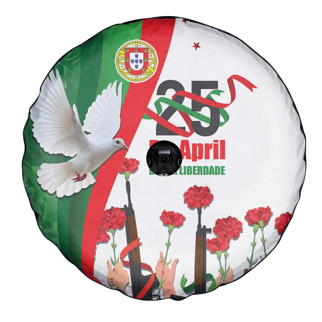 Portugal Carnation Revolution Spare Tire Cover Dia Da Liberdade 25 De April