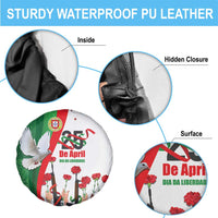 Portugal Carnation Revolution Spare Tire Cover Dia Da Liberdade 25 De April