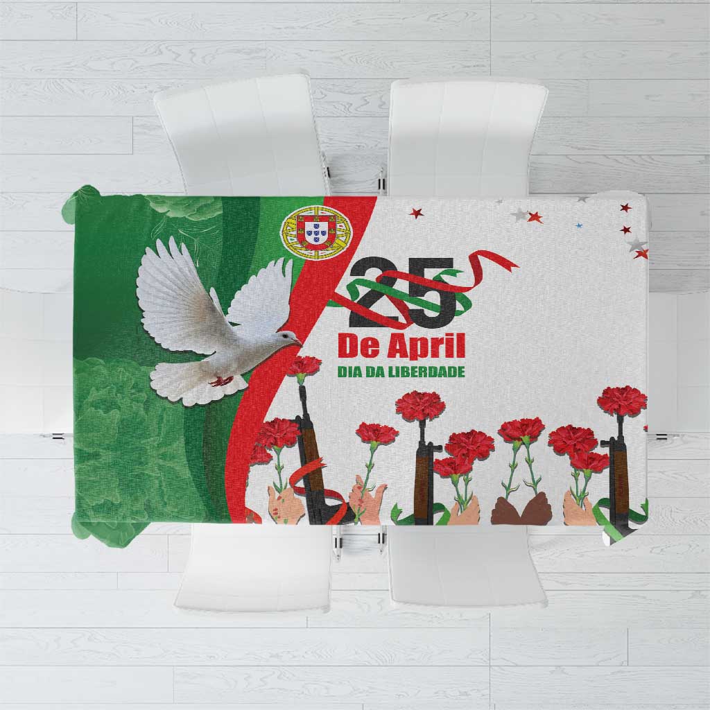 Portugal Carnation Revolution Tablecloth Dia Da Liberdade 25 De April