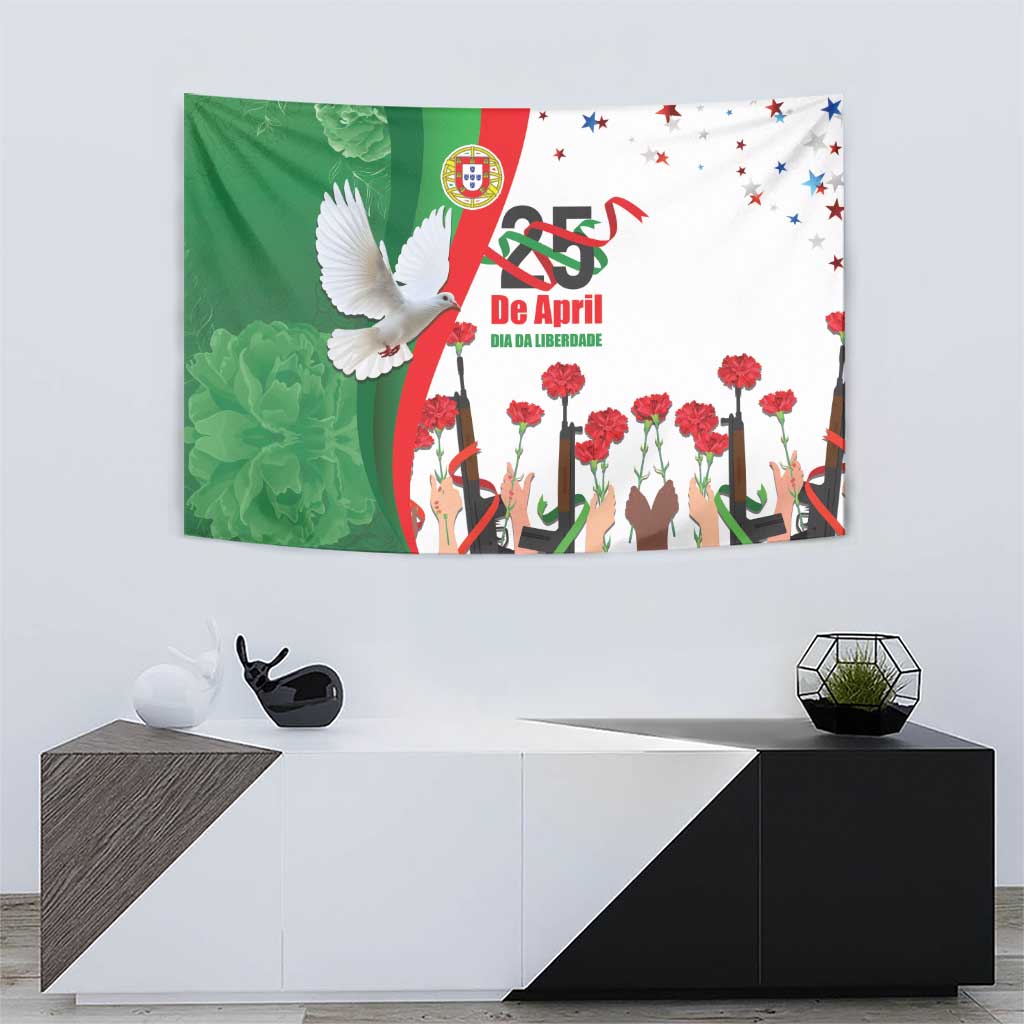 Portugal Carnation Revolution Tapestry Dia Da Liberdade 25 De April