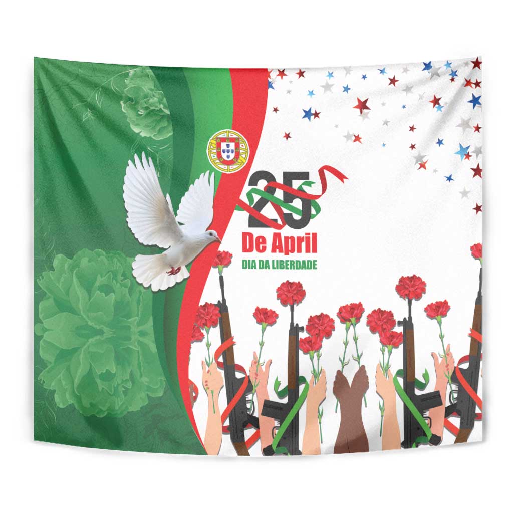 Portugal Carnation Revolution Tapestry Dia Da Liberdade 25 De April