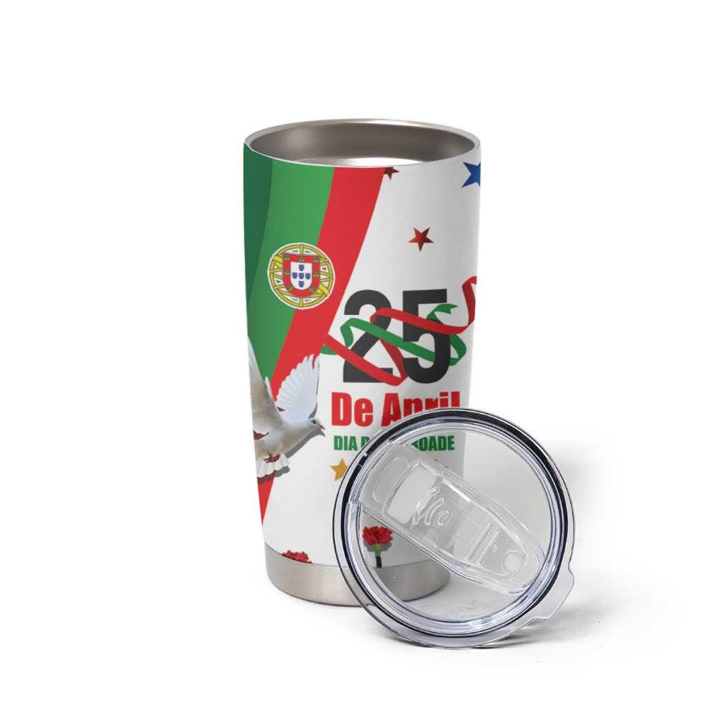 Portugal Carnation Revolution Tumbler Cup Dia Da Liberdade 25 De April