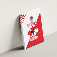 Custom Canada Ice Hockey Champions Forever Canvas Wall Art Sporty Style