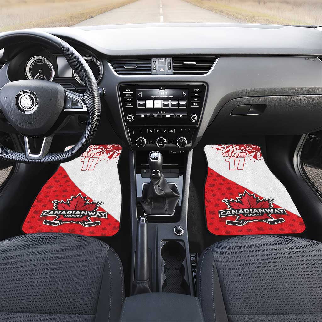 Custom Canada Ice Hockey Champions Forever Car Mats Sporty Style