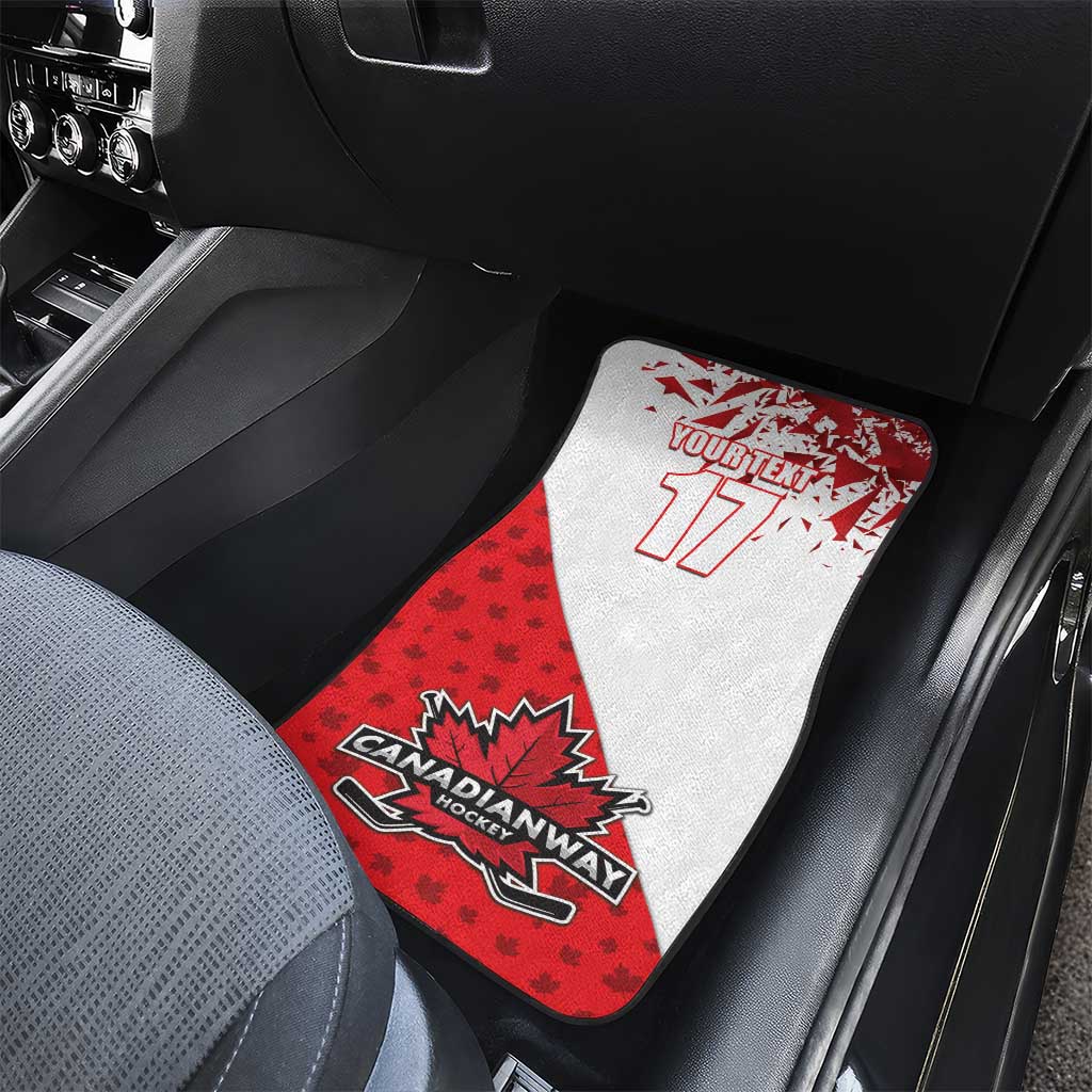 Custom Canada Ice Hockey Champions Forever Car Mats Sporty Style