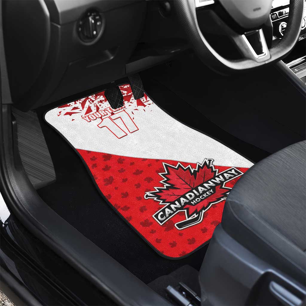 Custom Canada Ice Hockey Champions Forever Car Mats Sporty Style