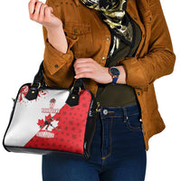 Custom Canada Ice Hockey Champions Forever Shoulder Handbag Sporty Style