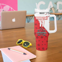 Custom Canada Ice Hockey Champions Forever Tumbler With Handle Sporty Style