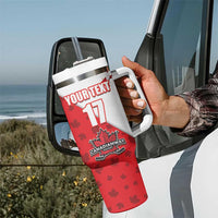 Custom Canada Ice Hockey Champions Forever Tumbler With Handle Sporty Style
