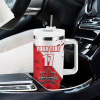 Custom Canada Ice Hockey Champions Forever Tumbler With Handle Sporty Style