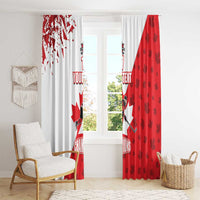 Custom Canada Ice Hockey Champions Forever Window Curtain Sporty Style
