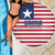 Liberia Flag Style Beach Blanket The Love of Liberty Brought Us Here