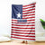 Liberia Flag Style Blanket The Love of Liberty Brought Us Here
