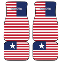 Liberia Flag Style Car Mats The Love of Liberty Brought Us Here
