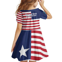 Liberia Flag Style Family Matching Mermaid Dress and Hawaiian Shirt The Love of Liberty Brought Us Here