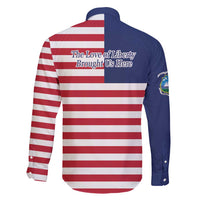 Liberia Flag Style Family Matching Mermaid Dress and Hawaiian Shirt The Love of Liberty Brought Us Here