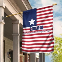 Liberia Flag Style Garden Flag The Love of Liberty Brought Us Here