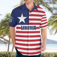 Liberia Flag Style Hawaiian Shirt The Love of Liberty Brought Us Here