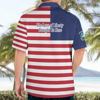 Liberia Flag Style Hawaiian Shirt The Love of Liberty Brought Us Here