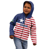Liberia Flag Style Kid Hoodie The Love of Liberty Brought Us Here