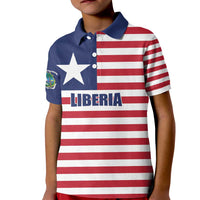 Liberia Flag Style Kid Polo Shirt The Love of Liberty Brought Us Here