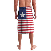 Liberia Flag Style Lavalava The Love of Liberty Brought Us Here