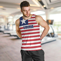 Liberia Flag Style Men Tank Top The Love of Liberty Brought Us Here